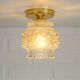 1 / 3 hand blown bubble glass sconce lamps / redesign gold ceiling lighting