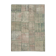 Handmade anatolian overdyed 176 cm x 243 cm grey patchwork rug