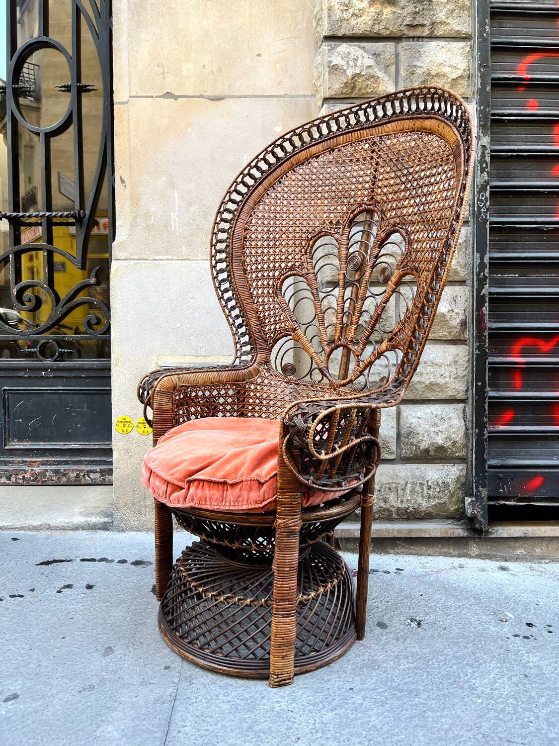 “Emmanuelle” rattan armchair, 1970