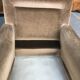 Sofa lounge two velvet armchairs 1970 Sanz