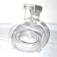 Old blown glass gob bottle