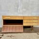 Vintage Scandinavian TV cabinet in light wood
