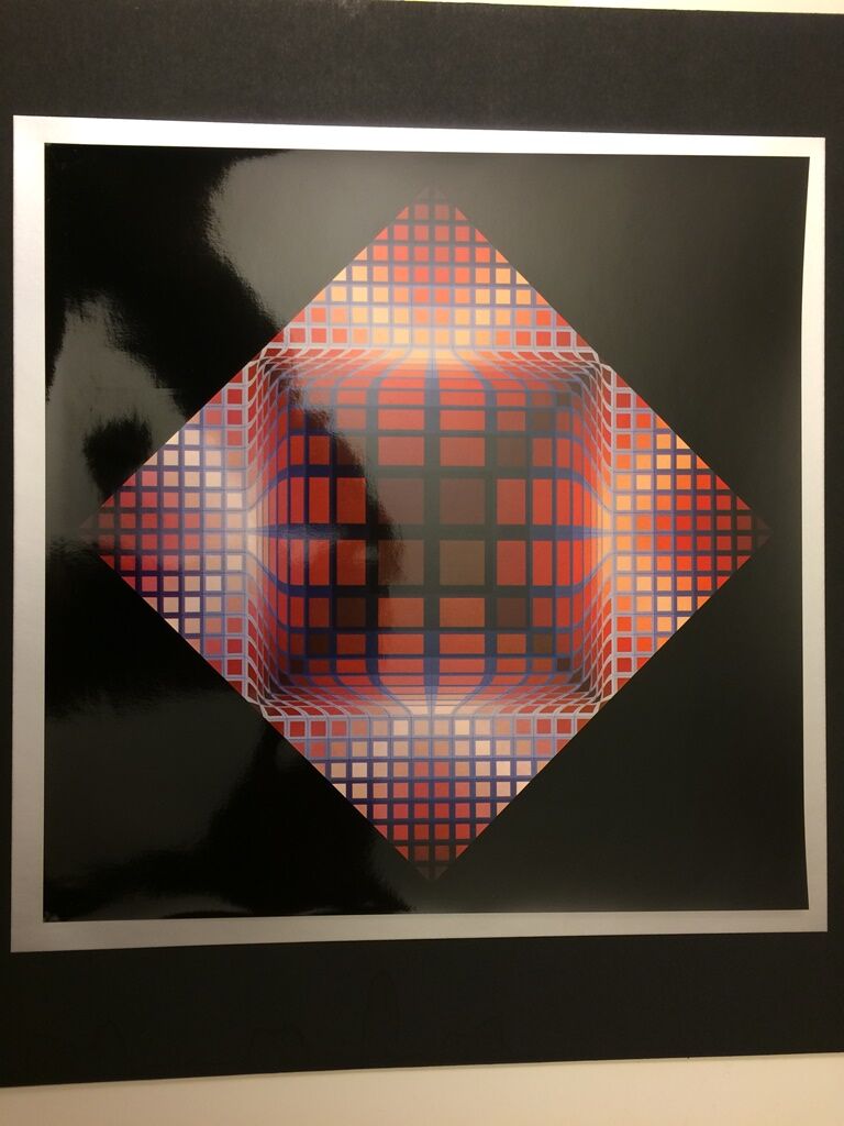 Lithograph "Dell - 2" Victor Vasarely by Éditions du Griffon