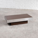 Vintage Italian Laminated & Chrome Coffee Table, 1970s