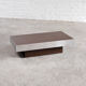 Table basse italienne vintage laminée et chromée, années 1970