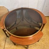 Mid century retro vintage teak trinity coffee table by nathan 1960
