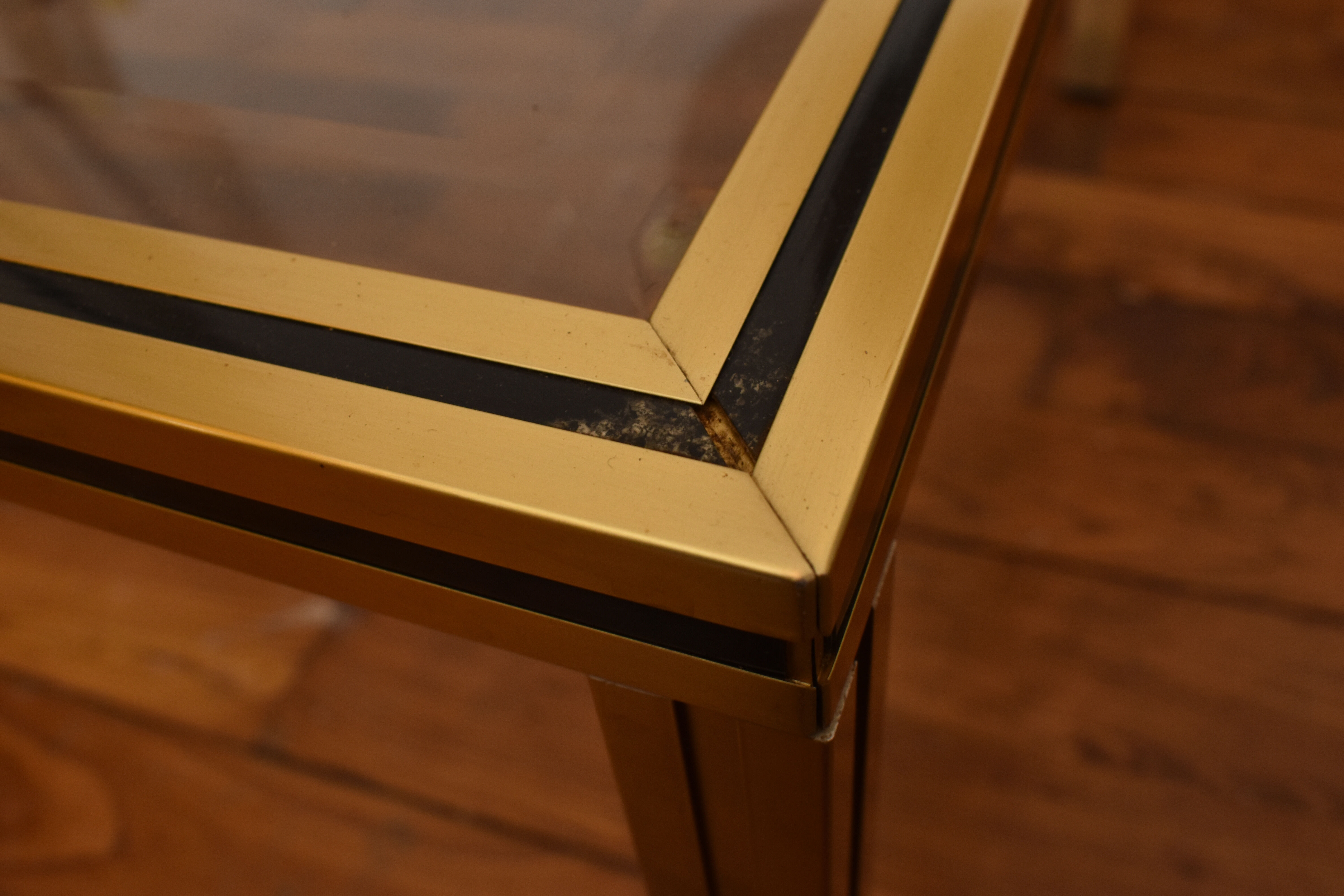 Pierre Vandel's coffee table and built-in sofa