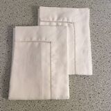 Pair of square Venice row of day pillowcases