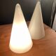 Pair of Teepee glass lamps from SCE