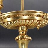 Bronze Gilt Bouillotte Lamp in Directoire Style "Lucien Gau"
