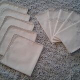 10 .vintage napkins