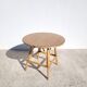 Vintage rattan coffee or side table