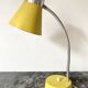 Yellow metal desk lamp, 1950s-1960s
