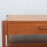 1960s Danish Teak Sewing Cart or Side Table