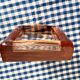Miroir en verre rose d’Italie