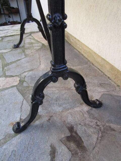 Antique rectangular bistro table