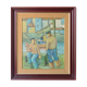 Deux pêcheurs - huile d'influence cubiste - josé ramon arostegui