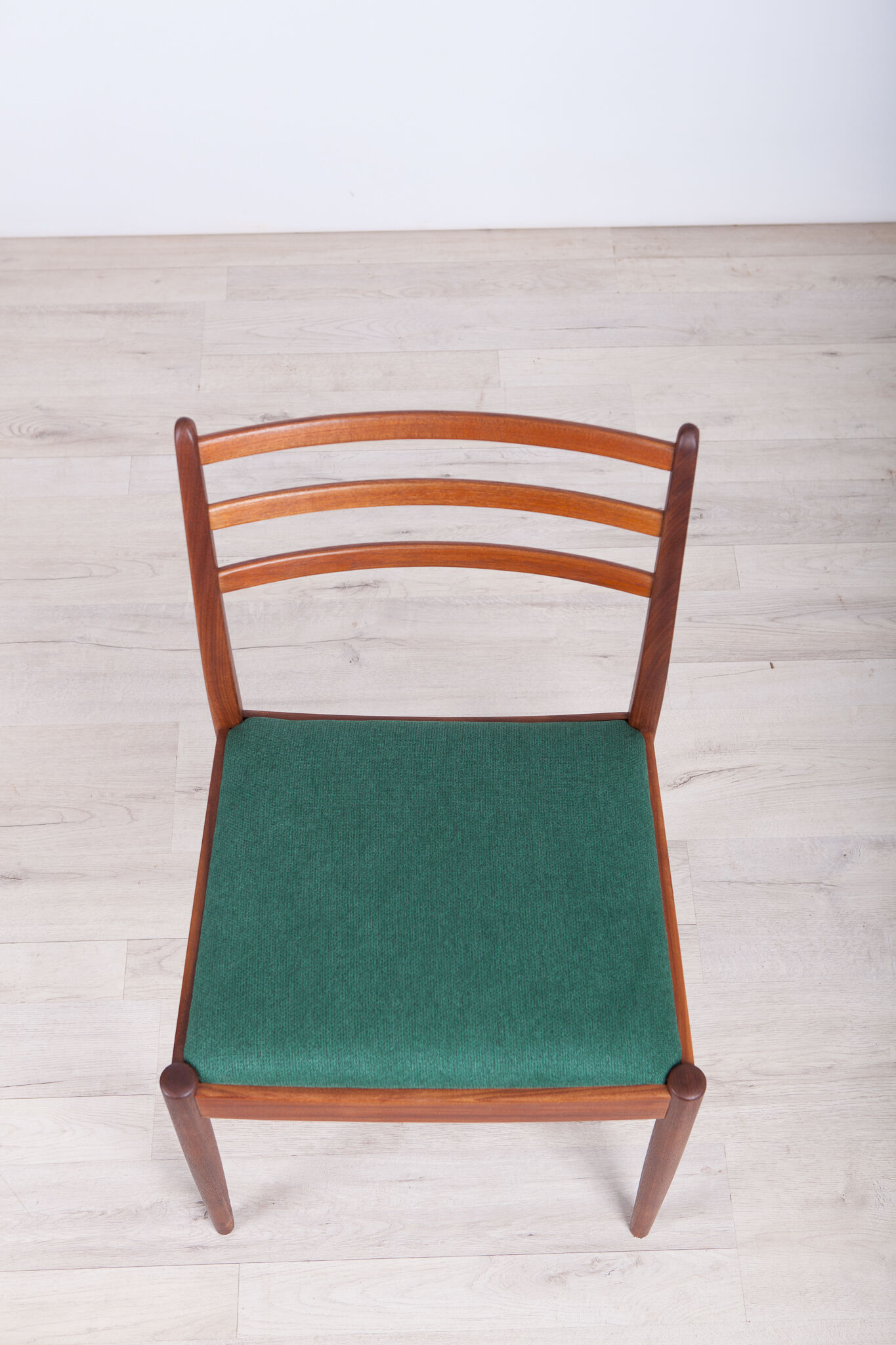 Fabric and teak dining chairs by Victor Wilkins for G-Plan, 1960s, set of 6