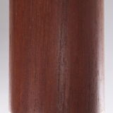 Vintage Louis Kalff hanging lamp teak / opal glass, 1950s