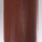 Vintage Louis Kalff hanging lamp teak / opal glass, 1950s