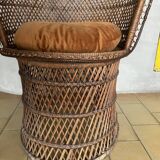 Basket chair in rattan