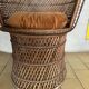 Basket chair in rattan