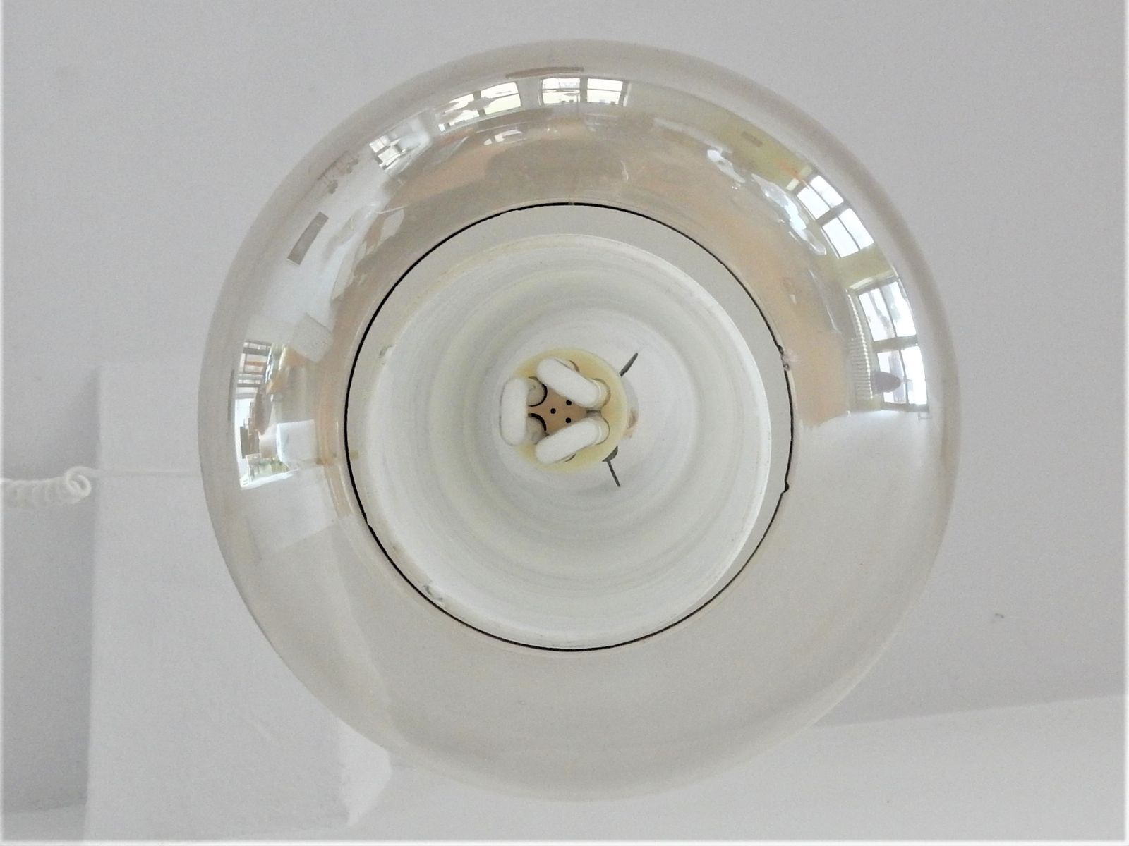 NG37 E / 00 glass suspension by Louis Kalff for Philips 1960s