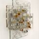 Murano glass wall lamp by Albano Poli for Poliarte, Italy 1970s