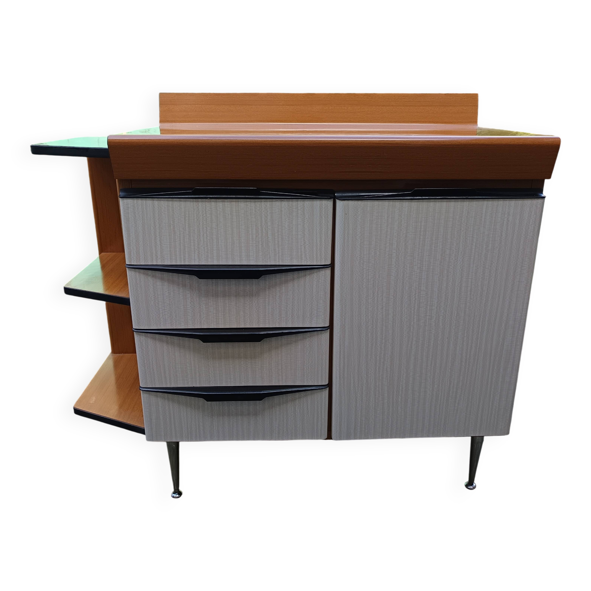 two low cabinets by Salvarani from the 1970s