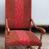 Armchair Grandpa covered with fabric