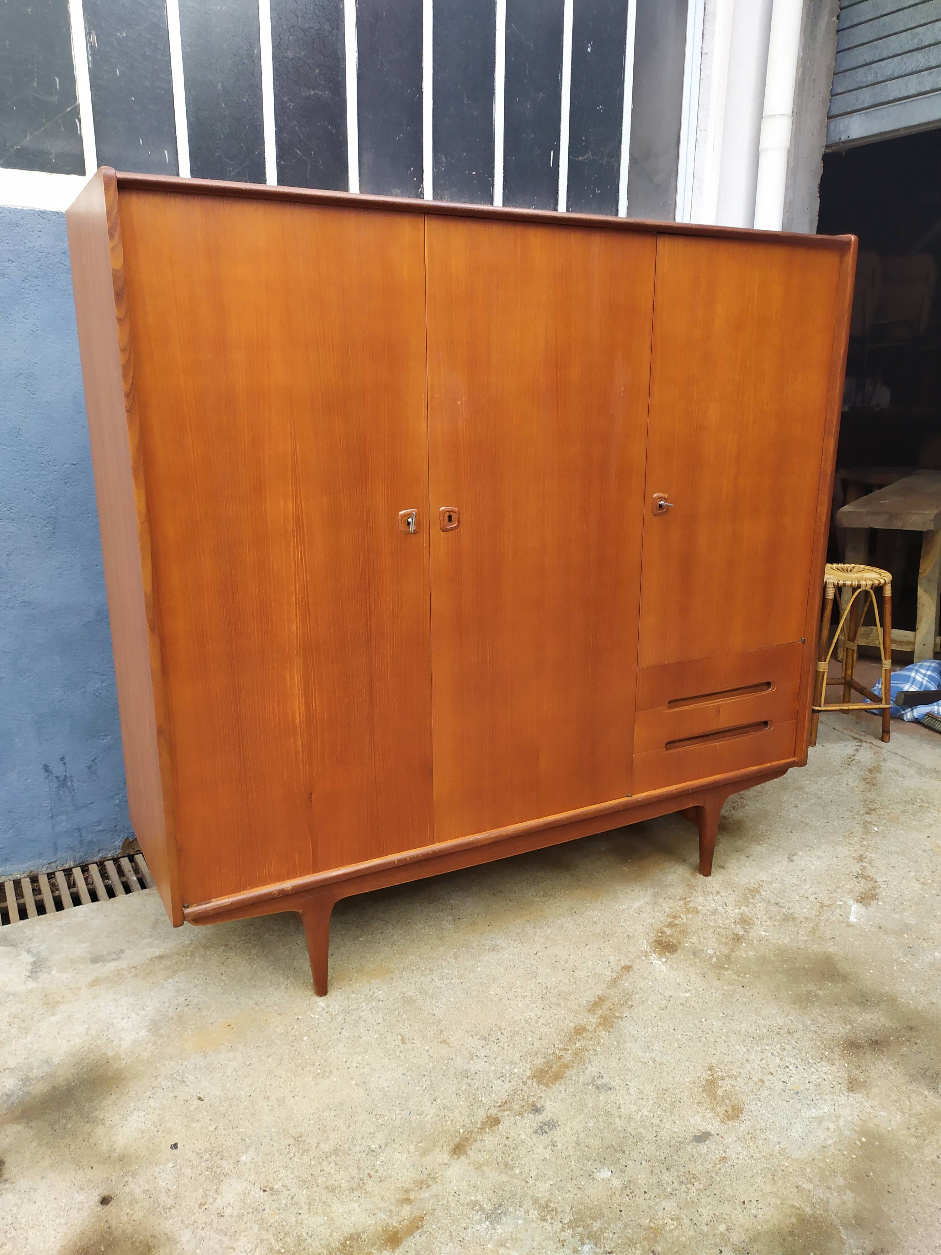 Scandinavian wardrobe teak