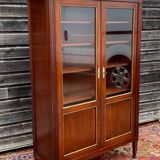 Louis XVI style mahogany showcase
