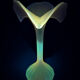 Jack in The Pulpit "Soliflore" Crystal (Leonardo Handarbeit 1980-1990)