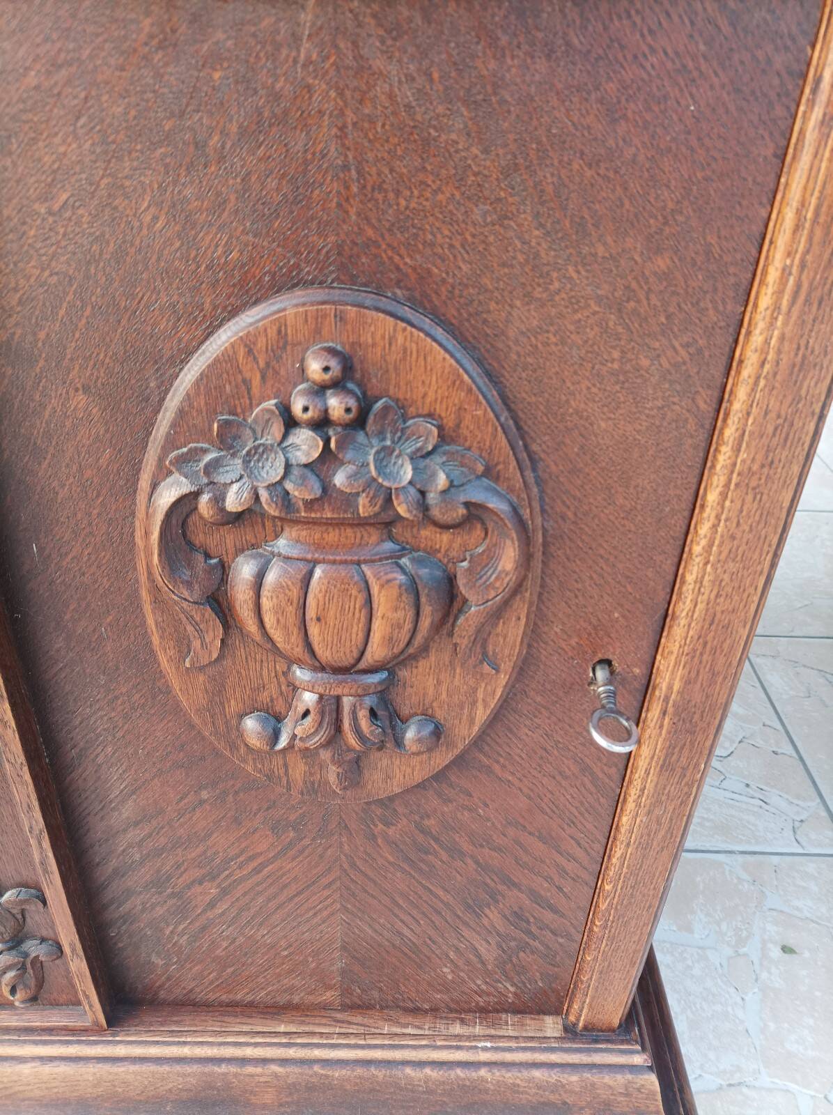 Art Deco oak desk