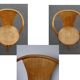 Pair of bistrot wood-curved armchairs fischel n ° 15 e 1930