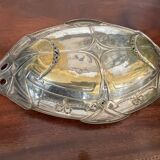 Art deco brass basket