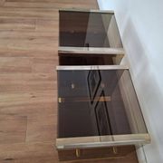Paire de tables d'appoint italiennes, années 1970
