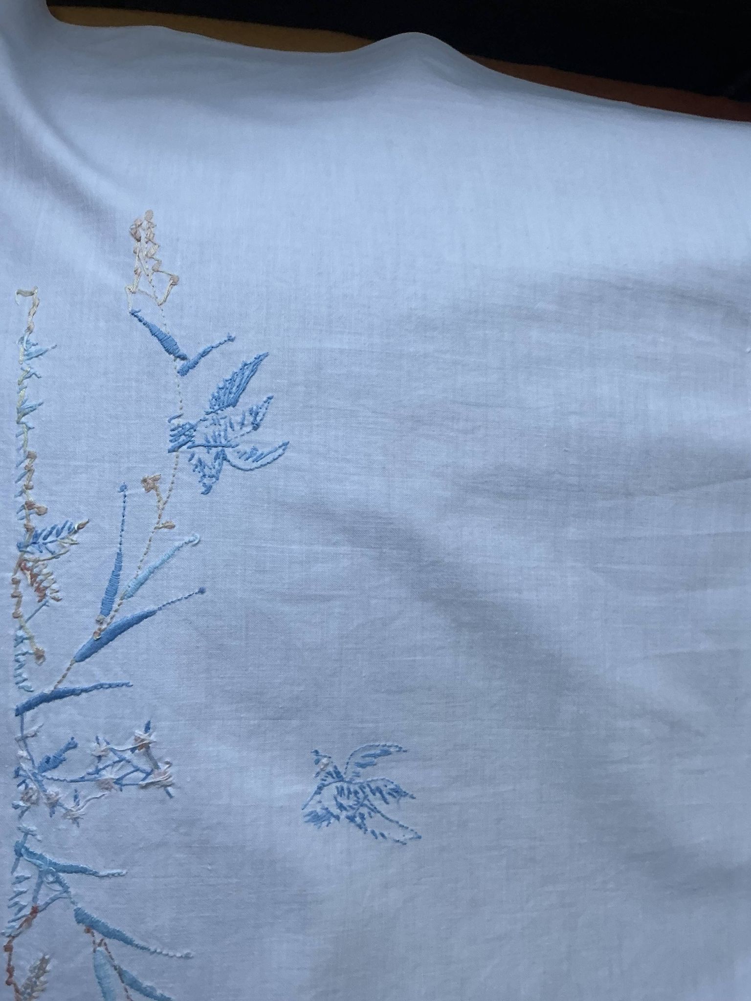 Drap brodé enfant 112 X 78 cm