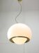 Rare Lampe Bud Blanche et Dorée par Luigi Massoni pour Guzzini, 1960s
