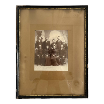 Photograph of a group portrait circa 1900