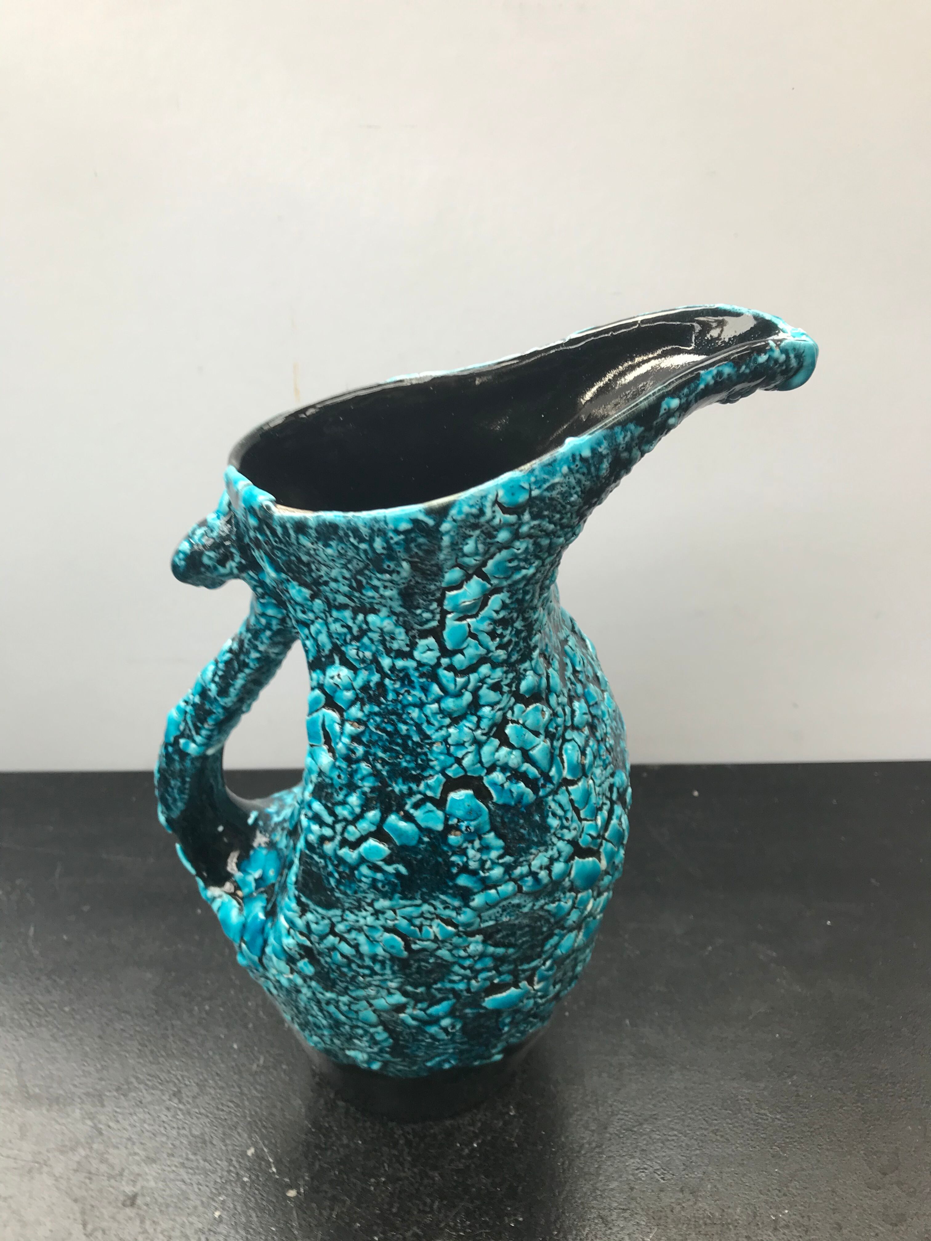 Former black ceramics pitcher