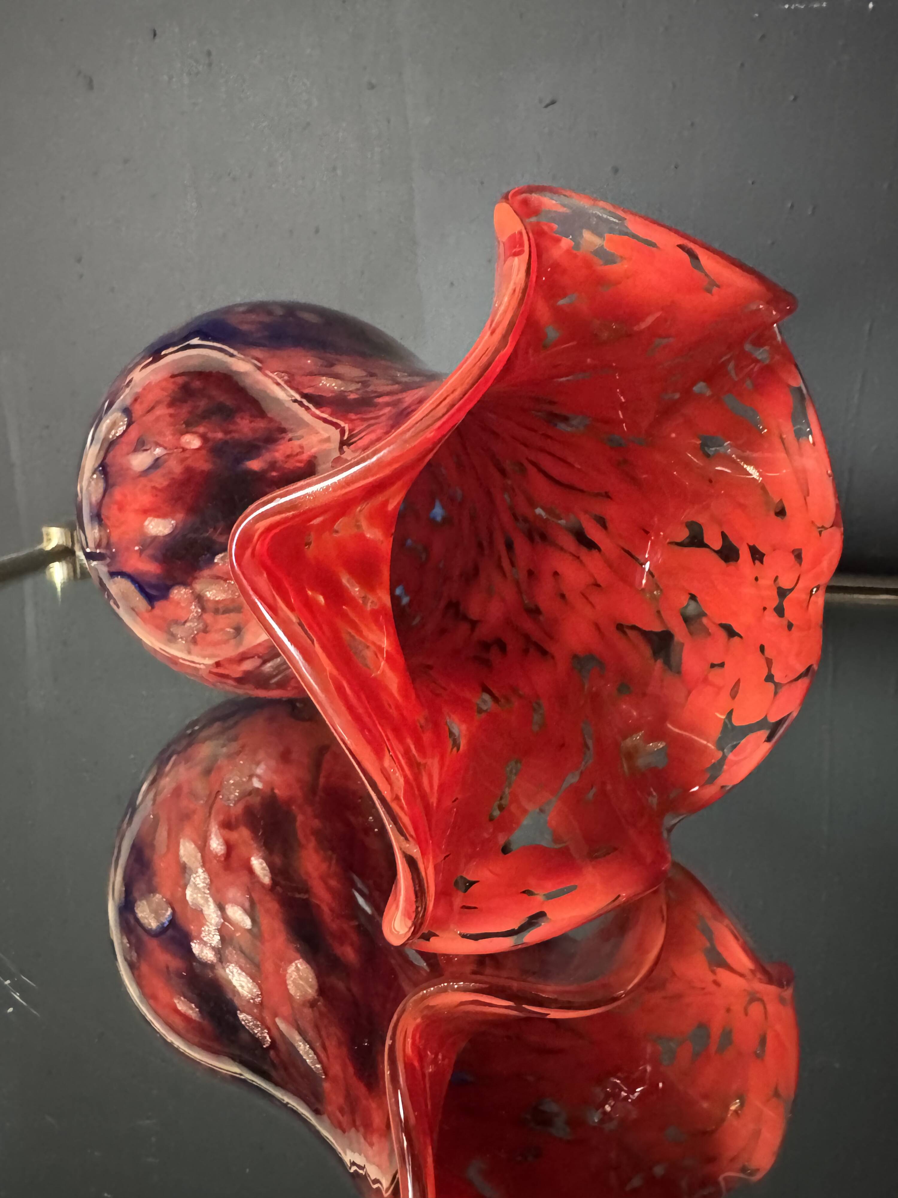 Vase verre de Murano années 70