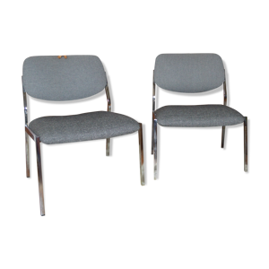 Paire de fauteuils des