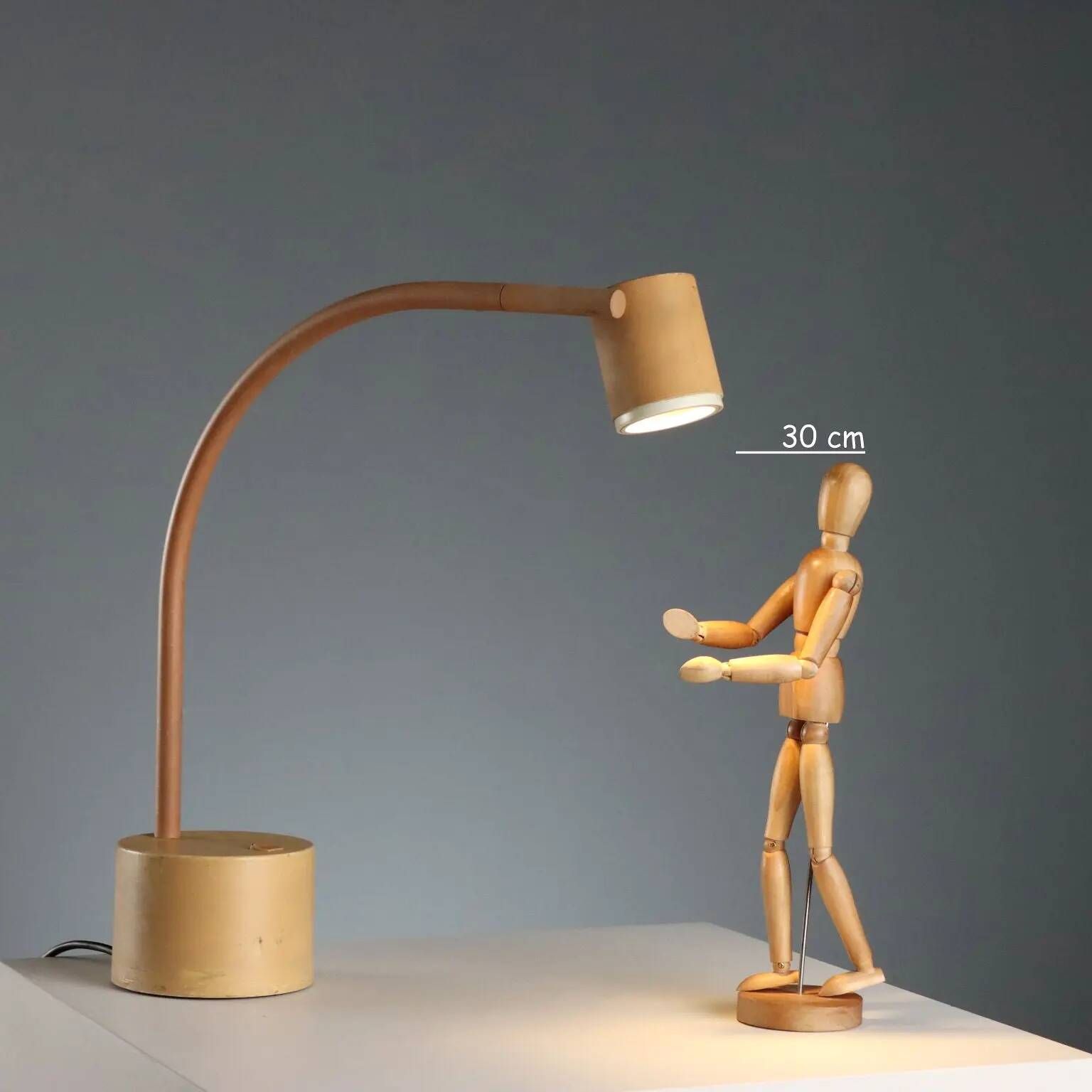 Philips Halo Click 2 table lamp, designed by Ettore Sottsass, 1980s.