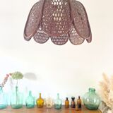 Suspension flower wood and cannage