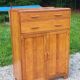 Parisian sideboard 2 doors 2 drawers at support height in oak