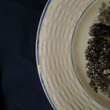12 plates to desicate in Digoin Sarreguemines earthenware the months