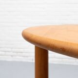 Extendable Beech Dining Table 1960s