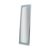 Large mirror mirror rear-view mirror of the 70s 36x136cm