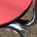 Mismatched formica chairs and stool 1960